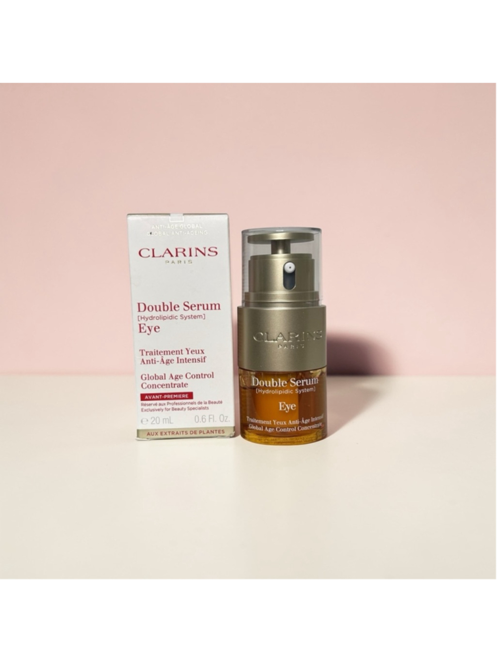 Clarins Double Serum Eye Anti-aging Treatment Global Age Control Concentrate 0.6